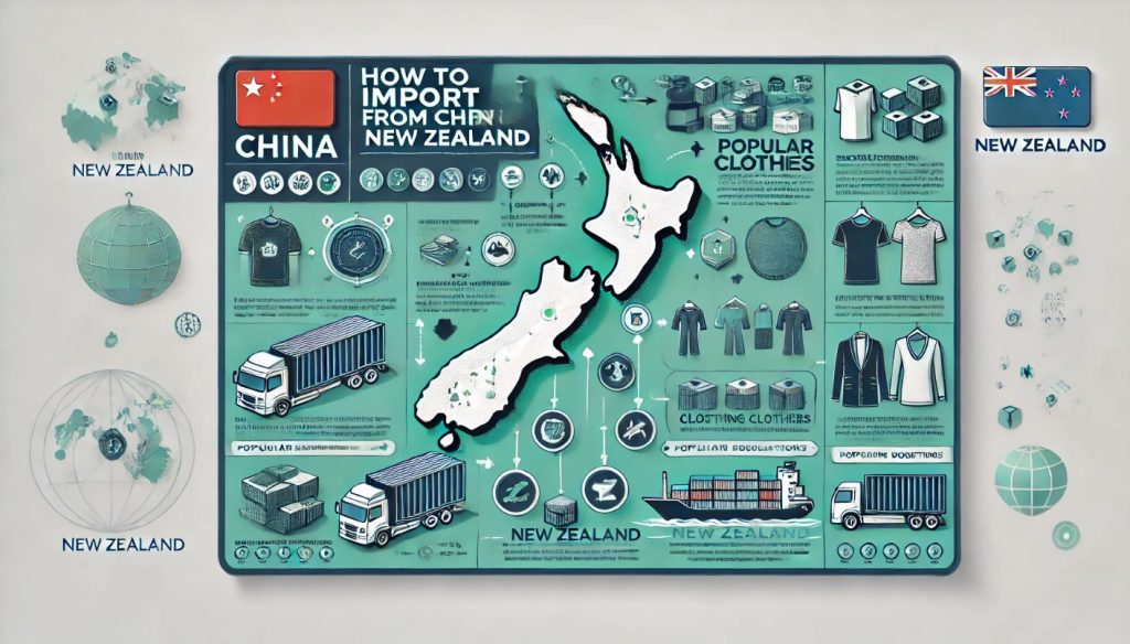 How to Import Clothes from China to New Zealand